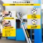 VEVOR デジタル トルク レンチ 調節可能なトルク レンチ 1/2" ドライブ 7.47-147.5 フィートポンド