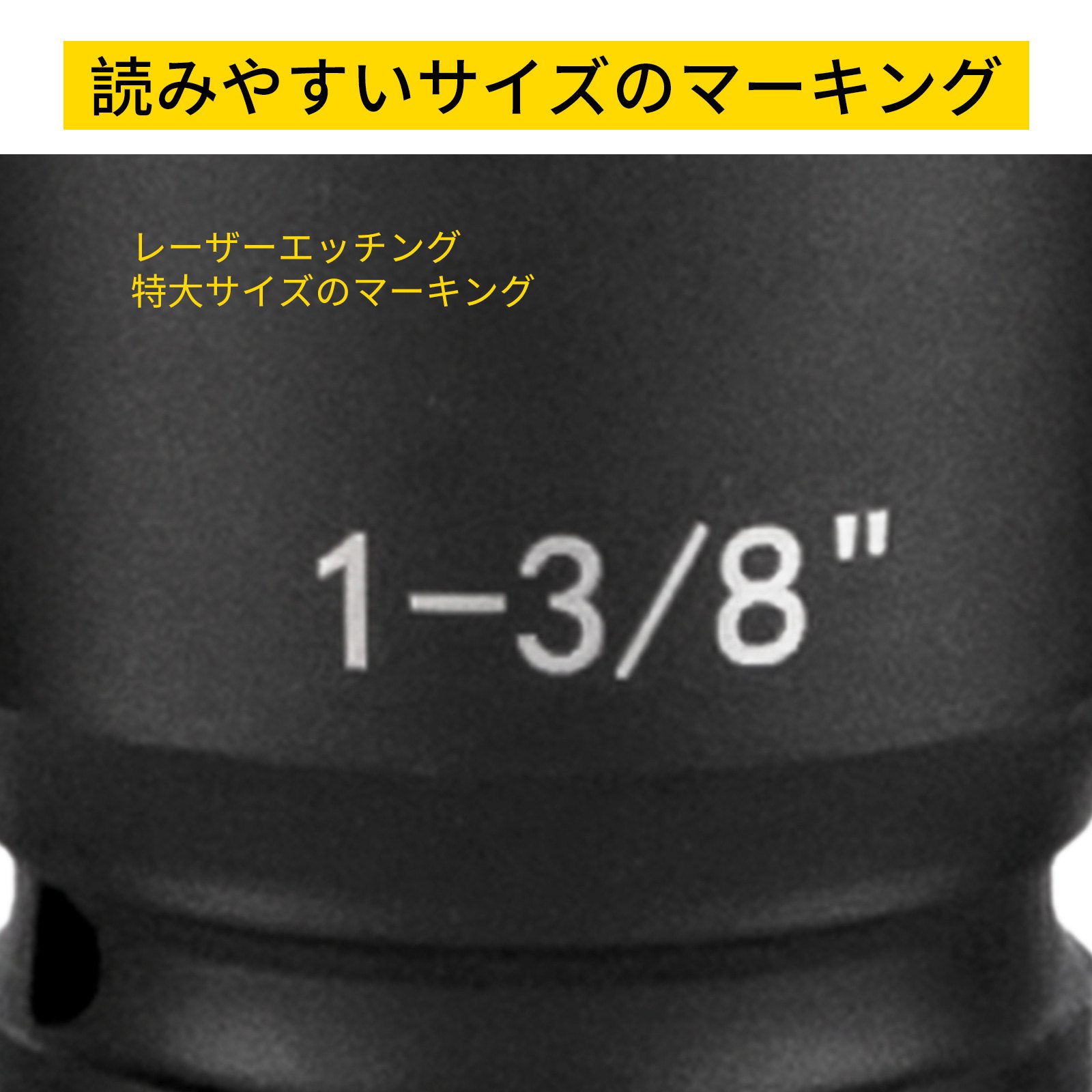 インパクトソケットセット インパクトソケット 3/4インチ 21PCS 3/4-2インチ SAE