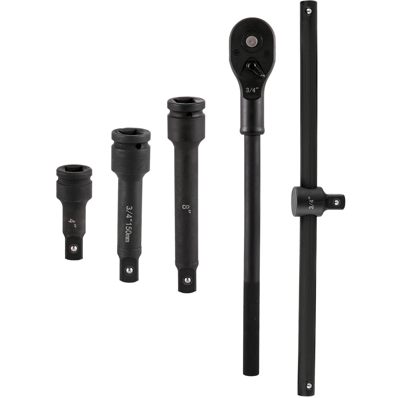 インパクトソケットセット インパクトソケット 3/4インチ 21PCS 3/4-2インチ SAE