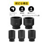 ディープインパクトソケットセット 3/4インチ 22PCS 7/8-2インチ SAE 6ポイントエクステンションバー