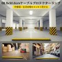 5チャンネル ゴムケーブルプロテクター 電線カバーランプ 倉庫 私道 30-40Tの耐荷重 35×20×2インチ