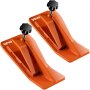 VEVOR 2pcs トラクターバケット プロテクター スキーエッジプロテクター 除雪 オレンジ
