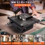 VEVOR ミニ テーブル ソー 多機能 木工 4000RPM DIY ブラック エプロン セット