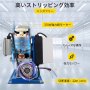 VEVOR ワイヤーストリッパー 銅ケーブルストリッパー 11チャンネル 18AWG-1" ワイヤー