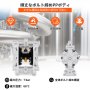 空気二重ダイヤフラム ポンプ 13 GPM 150℉ 1/2 インチの入口および出口