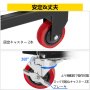 油圧シザーカート リフトテーブルカート 227kg 手動シザーリフトテーブル 黒