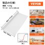 117x183cm テーブルクロス プラスチックデスクパッド 厚い クリスタル 透明なテーブルカバー プロテクター 長方形 PVC テーブル クロス