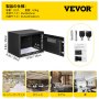 VEVOR セーフティ ボックス ロック セキュリティ 0.8 立方フィート デジタル セーフ キー ロック ホーム オフィス