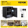 VEVOR セーフボックスロック セキュリティ 1.7立方フィート デジタルセーフキーロック ホームオフィス