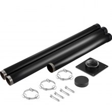 VEVOR サンシェードポストセイルポール 3m シェードセイルポスト 直径76mm スチール構造