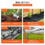 VEVOR 除草シート 雑草バリアランドスケープファブリック ジオテキスタイル下敷き 76x1.8m PP織物