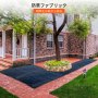 91x1.98m 除草シート 頑丈なPP織り 雑草バリアランドスケープ グランドカバー 3.0オンス