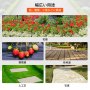 91x1.8m 除草シート 頑丈なPP織り 雑草バリアランドスケープ グランドカバー 1.5オンス