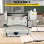 VEVOR Máquina de encuadernación de libros con pegamento inalámbrico A4 Encuadernadora de libros con pegamento caliente manual 110V con lomo de fresado Máquina de encuadernación más áspera para libros de papel Álbumes Cuaderno