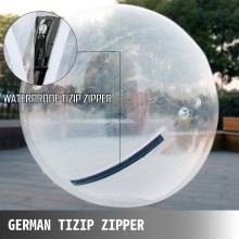 Tuspuzz Pelota Gigante Hinchable 1,5 m Caminar Sobre Agua con Cremallera Alemana