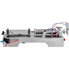 VEVOR 100-1000ml Máquina de llenado de líquidos y pastas Llenadora neumática con tolva de 40L CE