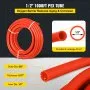 VEVOR 1/2" 1000 Piedi Tubo PEX Rosso Pipe Barriera all'Ossigeno EVOH Tubi per Riscaldamento a Pavimento Radiante Tubi Idraulici per Acqua Fredda e Calda per Impianti Idraulici, Radianti e Idronici