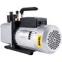 VEVOR Vacuum Pump 12CFM 1 HP Single Stage Air Conditioning Vacuum Pump 110V 5PA Ultimate Vacuum Refrigerant HVAC Air Tool Rotary Vane Vacuum Pump for Automobile Vacuum Evacuation (1-Stage, 12CFM)