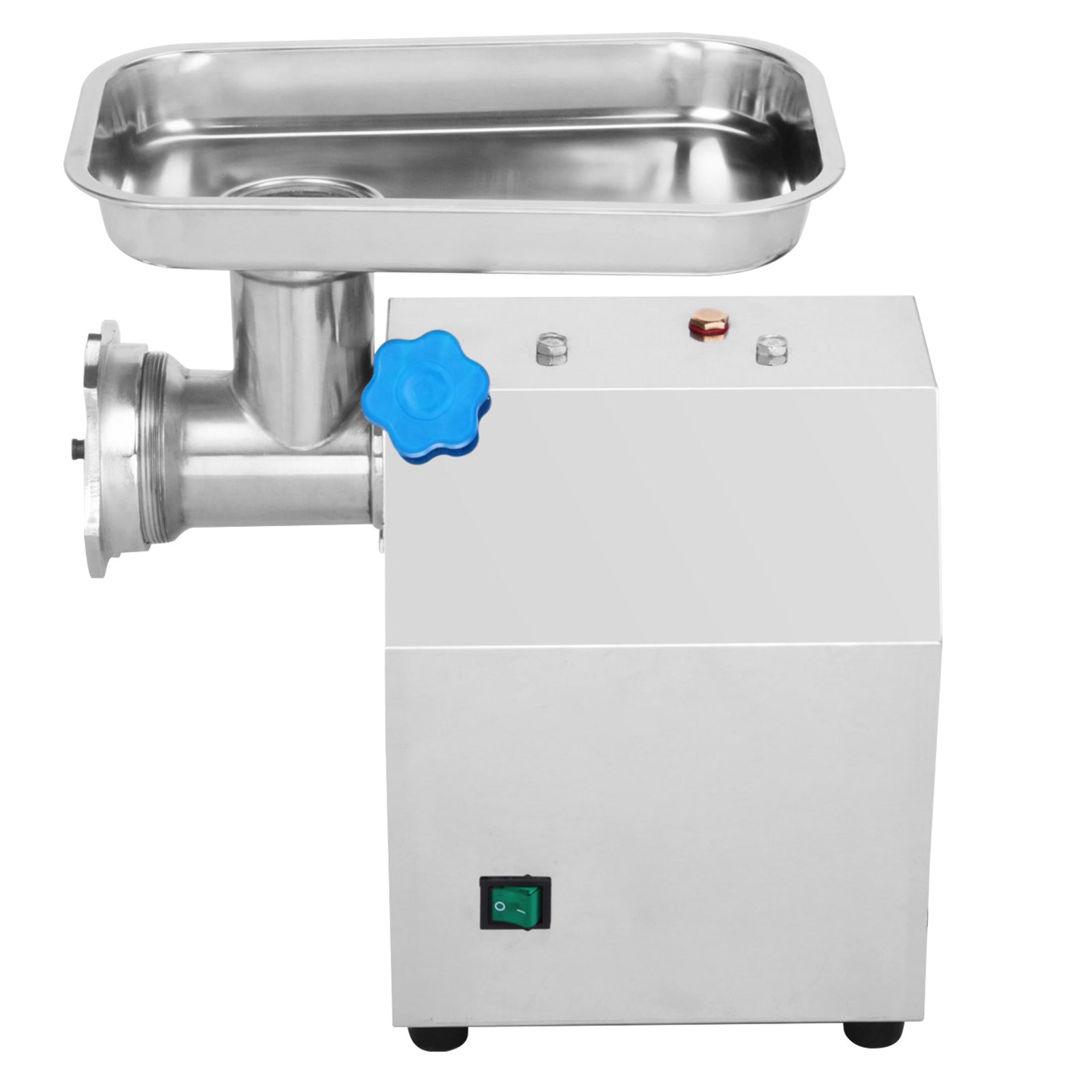 VEVOR Picadora de Carne 850W Automática 250kg/h con 2 Placas Molienda Acero