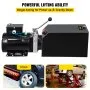 Bomba hidráulica VEVOR Unidad de potencia hidráulica de 14 cuartos de galón 2950 PSI Car Lift Paquete hidráulico Remolque de descarga 220V 60Hz 1 PH Taller de reparación de automóviles con tanque de depósito de aceite