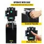 Bomba hidráulica VEVOR Unidad de potencia hidráulica de 14 cuartos de galón 2950 PSI Car Lift Paquete hidráulico Remolque de descarga 220V 60Hz 1 PH Taller de reparación de automóviles con tanque de depósito de aceite