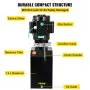 Bomba hidráulica VEVOR Unidad de potencia hidráulica de 14 cuartos de galón 2950 PSI Car Lift Paquete hidráulico Remolque de descarga 220V 60Hz 1 PH Taller de reparación de automóviles con tanque de depósito de aceite