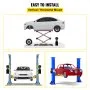 Bomba hidráulica VEVOR Unidad de potencia hidráulica de 14 cuartos de galón 2950 PSI Car Lift Paquete hidráulico Remolque de descarga 220V 60Hz 1 PH Taller de reparación de automóviles con tanque de depósito de aceite