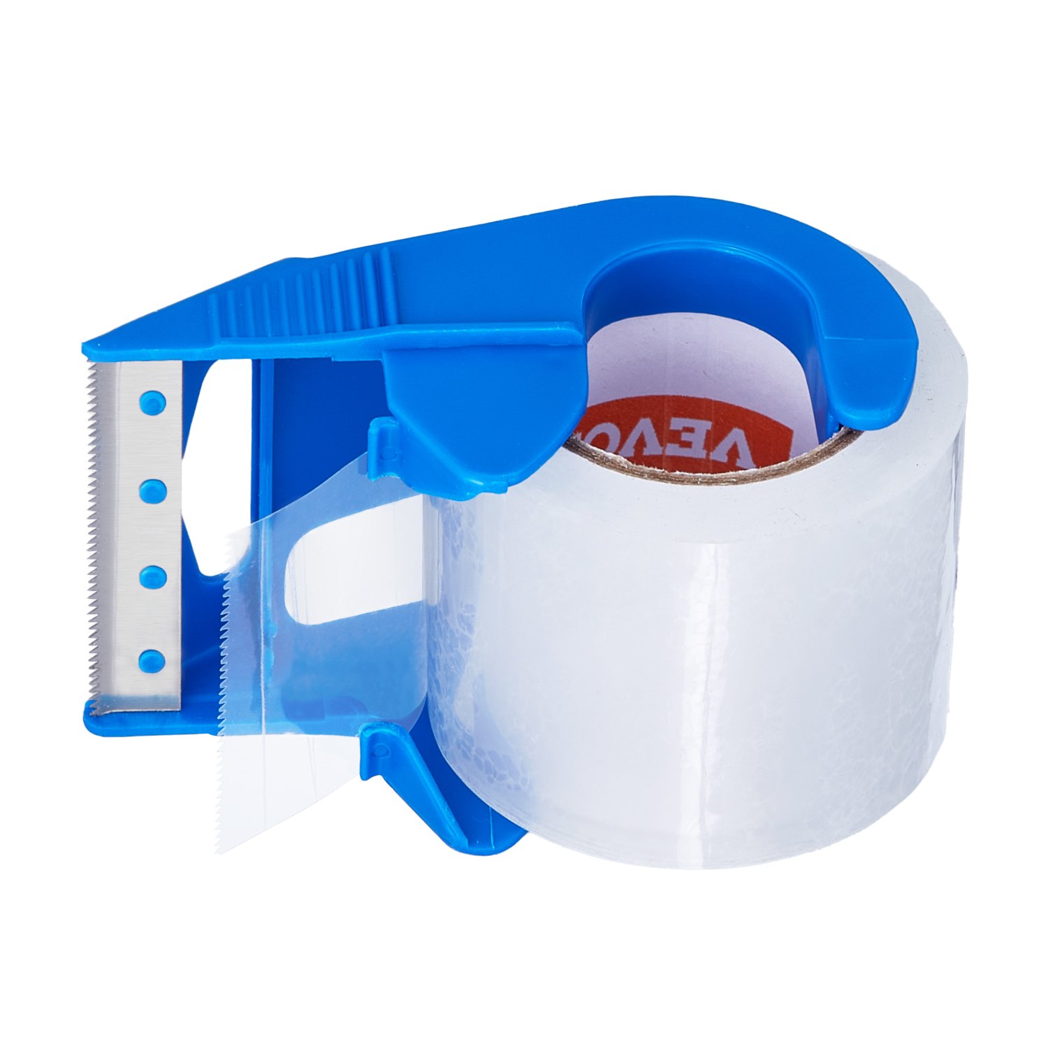Cinta de embalaje transparente, 6 rollos, 25 yardas, cinta de envío transparente con dispensador, 2,7 mil