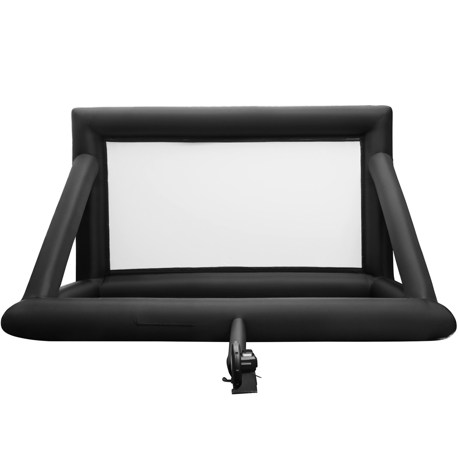Pantalla de película inflable VEVOR, 16 pies, pantalla de proyector inflable enorme portátil, soplador de aire incluido, pantalla de película inflable para interior y exterior