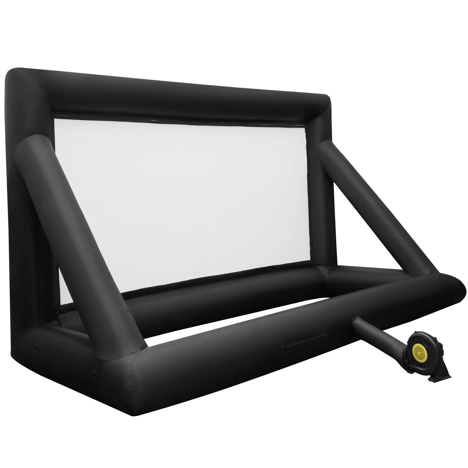 Pantalla de película inflable VEVOR, 16 pies, pantalla de proyector inflable enorme portátil, soplador de aire incluido, pantalla de película inflable para interior y exterior