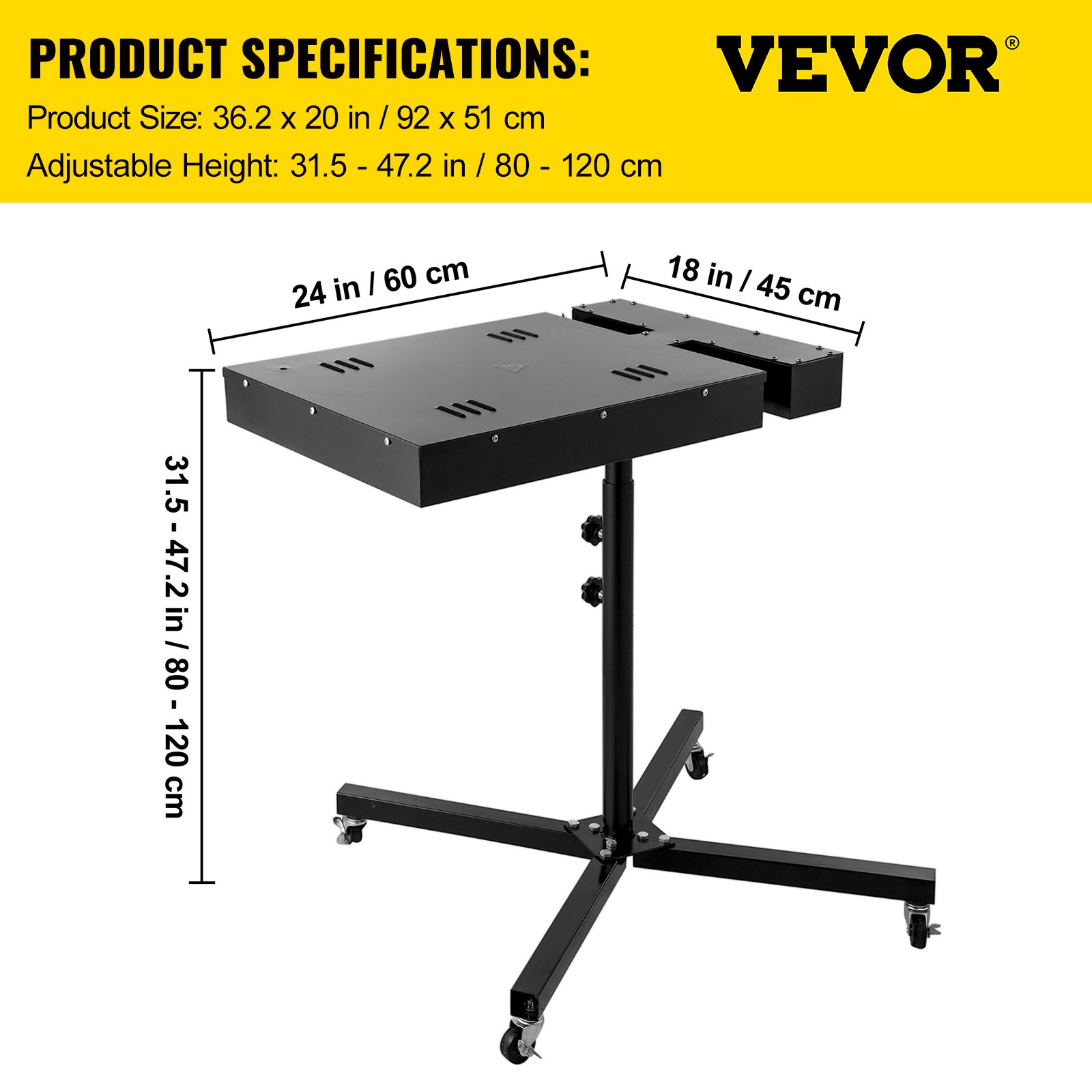 VEVOR Secador Instantáneo de 45x60 cm Secador Flash con Pantalla de Temperatura
