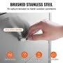 VEVOR Cajones de cocina para exteriores (45,7 cm de ancho x 52,4 cm de alto x 32,7 cm de profundidad), cajones dobles de acero inoxidable con asa para barbacoa, ideales para cocinas al aire libre o parrillas de patio.