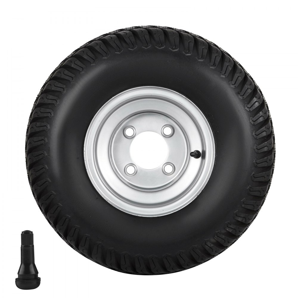 18x9.50-8 Go Kart Tire Rim Wheel Assembly Zero Turn 18/950-8 1070LB Capacidad
