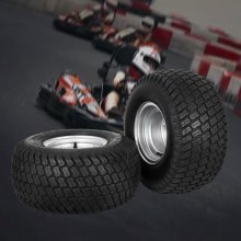 18x9.50-8 Go Kart Tire Rim Wheel Assembly Zero Turn 18/950-8 1070LB Capacidad
