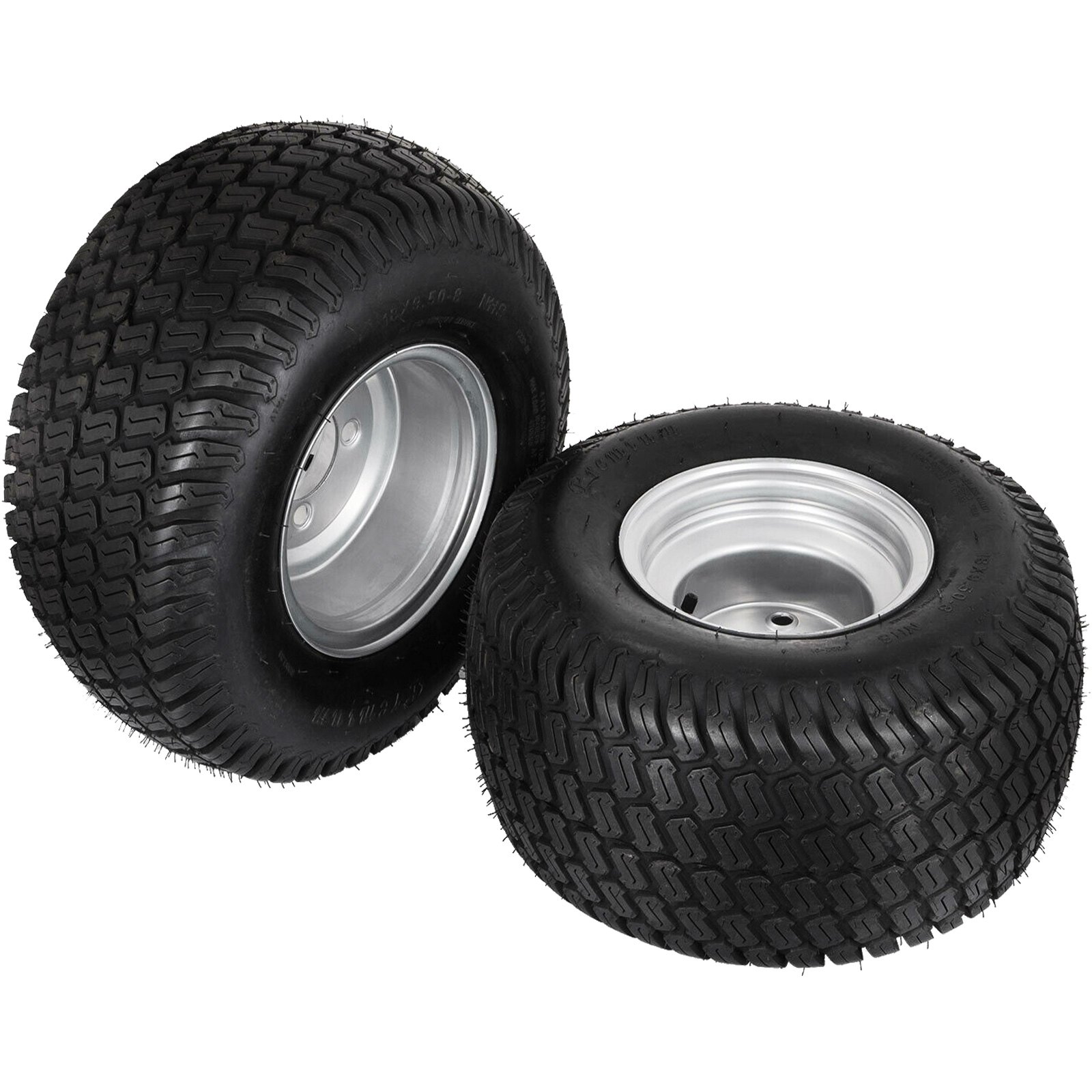 18x9.50-8 Go Kart Tire Rim Wheel Assembly Zero Turn 18/950-8 1070LB Capacidad