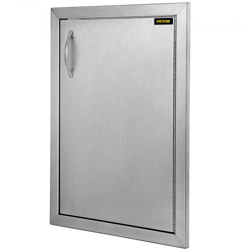 VEVOR Puerta de Cocina al Aire Libre 16" Puerta de BBQ Vertical de Acceso Simple