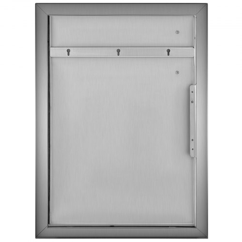 VEVOR Puerta de Cocina al Aire Libre 16" Puerta de BBQ Vertical de Acceso Simple