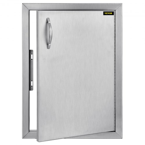VEVOR Puerta de Cocina al Aire Libre 16" Puerta de BBQ Vertical de Acceso Simple