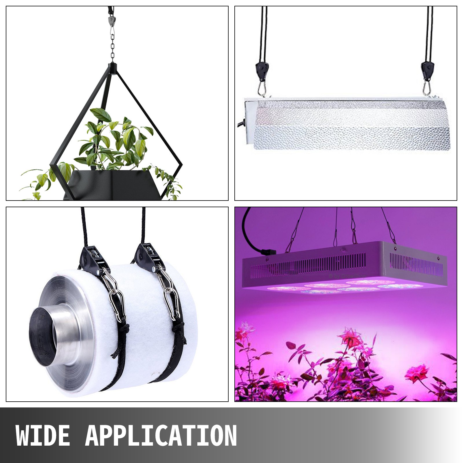Percha de Luz Ajustables, Percha de Clip de Cuerda 12 Pares, Longitud de 6 pies
