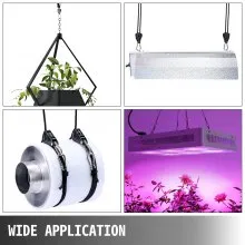 Perchas de Luz Ajustables, Percha de Clip de Cuerda 49 Pares, Longitud de 6 pies