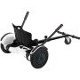 Accesorio de kart aerodeslizador VEVOR con asiento ajustable y manijas de dirección.