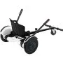 Accesorio de kart aerodeslizador VEVOR con asiento ajustable y manijas de dirección.