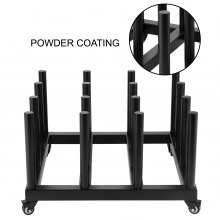 VEVOR Soporte para TV Carro de vinilo Estante móvil Capacidad de 16 rollos Estante de rollo de vinilo Carro rodante de vinilo de núcleo