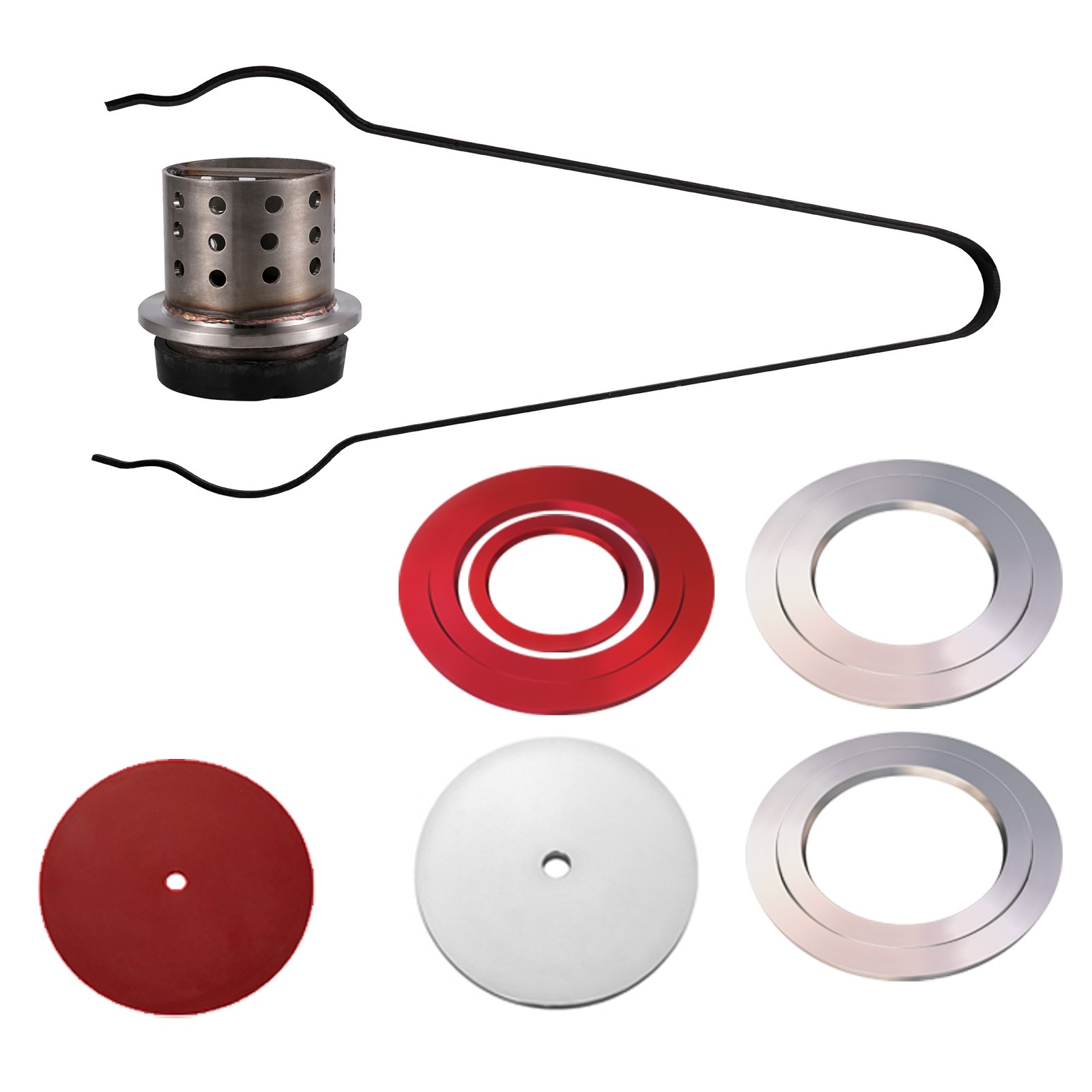 VEVOR Máquina de fundición al vacío de 2L con bomba de 3 CFM Máquina de fundición y inversión para matraces invertidos y moldes RTV