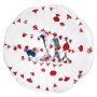 Pelota de choque inflable VEVOR transparente con conectores rojos y sistema de arnés interno.
