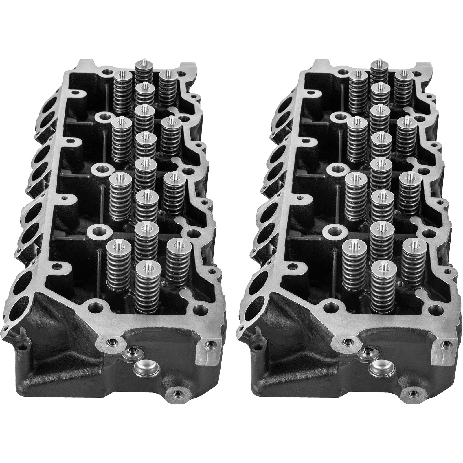 Culata VEVOR para motor diésel Powerstroke de 6,0 l Ford con muelles de válvula dobles