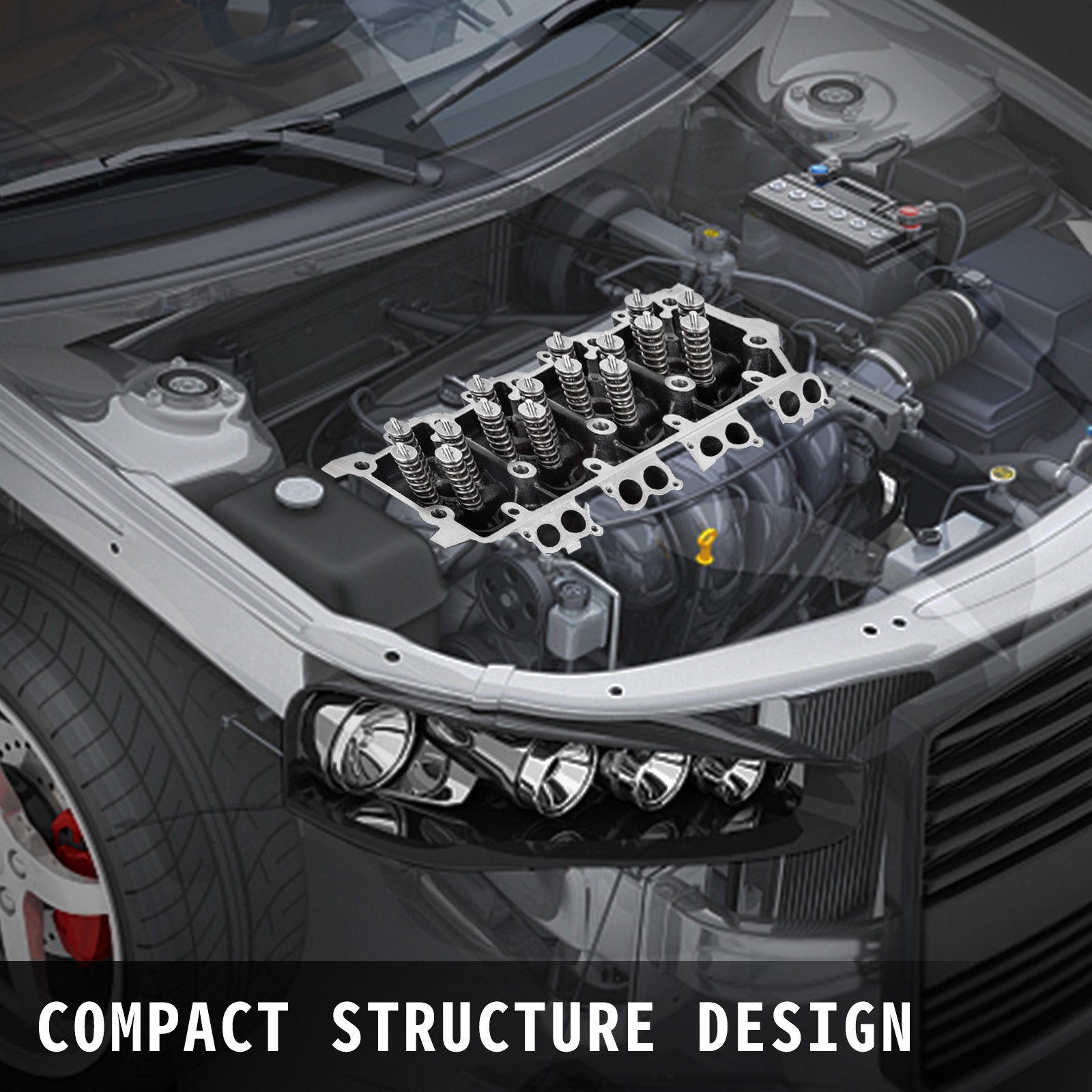 2 x culata de 18 mm para Ford F-250 F-350 F-450 F550 6.0l Powerstroke Diesel