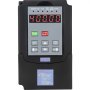 VFD VEVOR de 3 kW con pantalla que muestra 400,00, botones de marcha verde y detención rojo