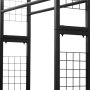 VEVOR Estante de Almacenamiento de Filamentos 4 Niveles para Impresión 3D Carrito de Metal con Ruedas para Carretes de Filamento 600 x 600 x 1800 mm para Estudios, Talleres, Oficinas, Negro