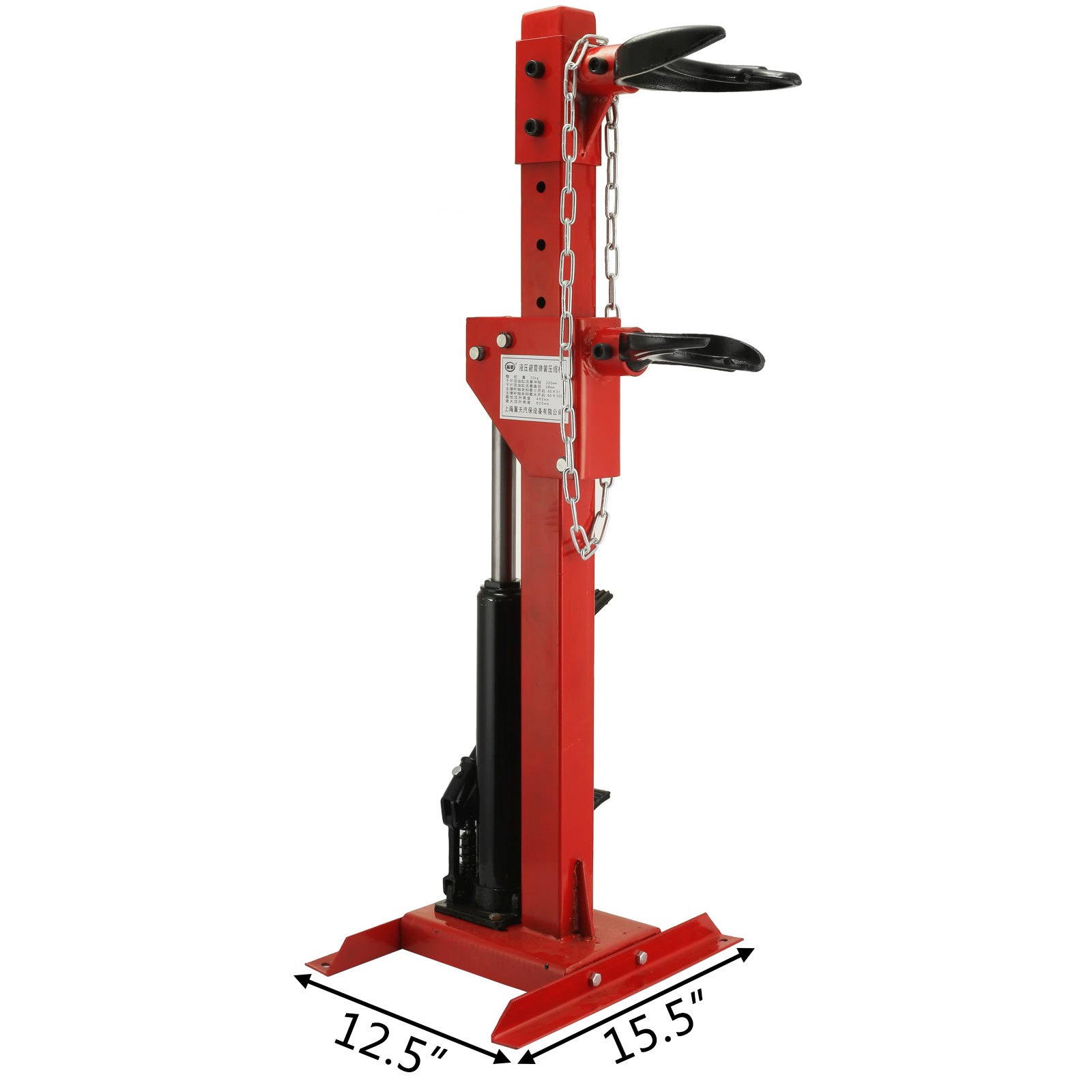 VEVOR Herramienta de compresor de resorte de bobina de puntal automático de 3 toneladas de capacidad Compresor de puntal de 6600LB con 4 juntas a presión Herramienta hidráulica de aire para reparación de automóviles y extracción de resorte de puntal (capacidad de 3 toneladas)